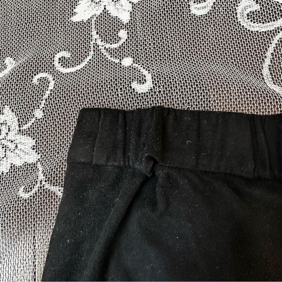 Aritzia Babaton Cohen Faux Suede Pull Up Cropped Trouser Pants in Black Size 6 - Picture 14 of 14
